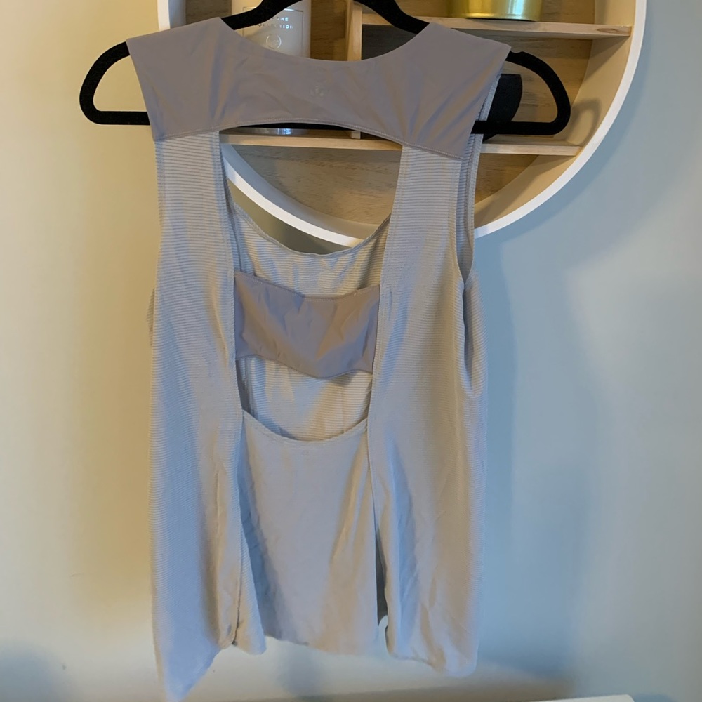 Lululemon Grey Workout Top